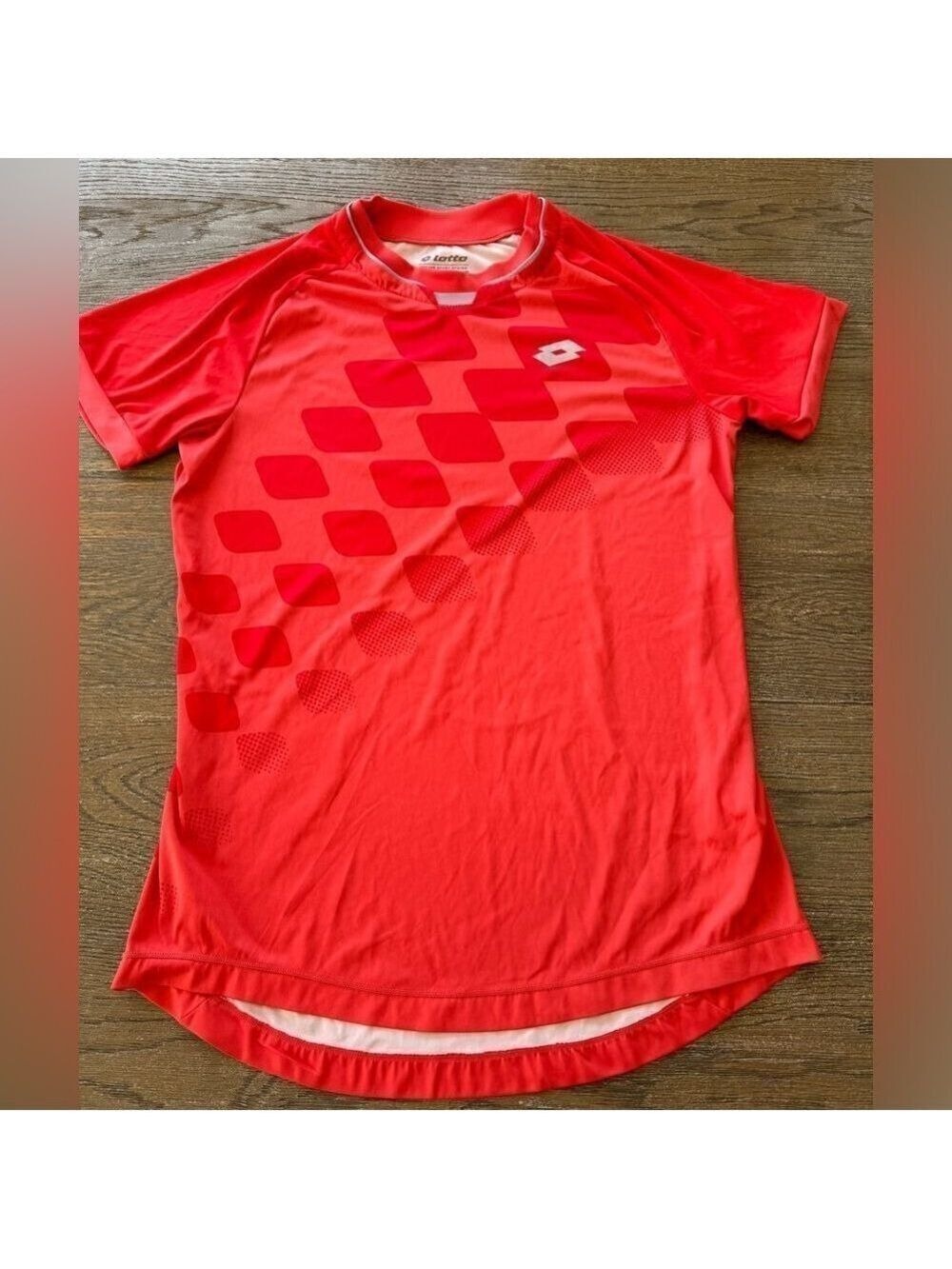 Lotto men’s shirt. Red. Size small. Italian sports design.